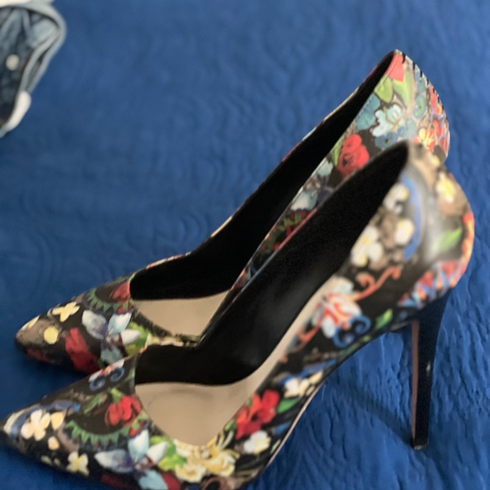 Floral Stiletto Heels Alicia +Olivia